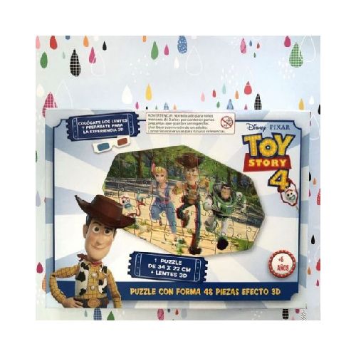 Puzzle 48 Piezas Toy Story con Efecto 3D