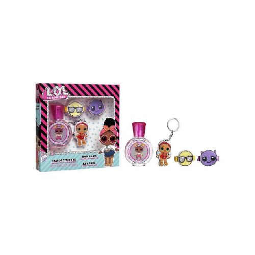 Set de Perdume Lol Surprise EDT 30 ML mas llavero mas broches