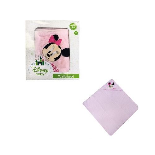 Toalla con Capucha Disney Minnie y Mickey