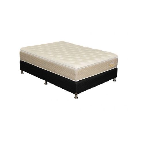 Conjunto Sommier Espuma 2 plazas Densidad 30 con Pillow de Espuma Soft