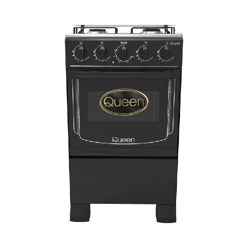 Cocina supergas 4 hornallas Queen negra c/encendido