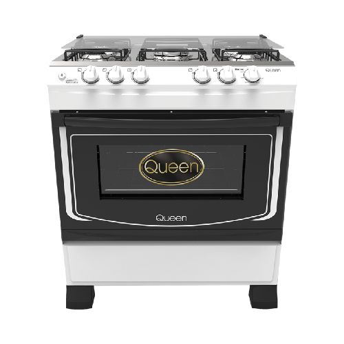 Cocina supergas 5 hornallas Queen blanca c/ encendido