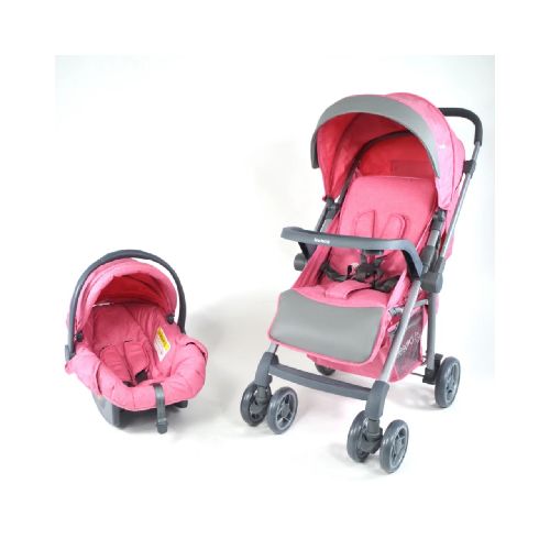 Coche Travel System Oviedo Bebesit - Rosa