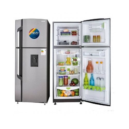 Heladera Enxuta 258 lts Frio Seco Inox con Dispensador - Colombia