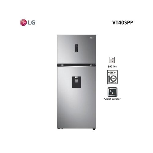 Refrigerador LG 393 lts VT40SPP1 con dispensador