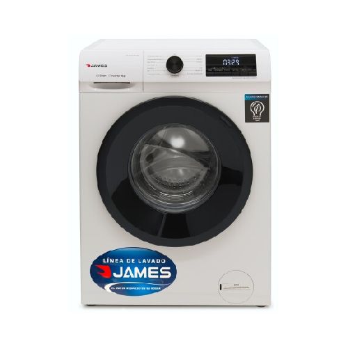 Lavarropas 8 kg carga frontal James LR 8140 Blanco Inverter