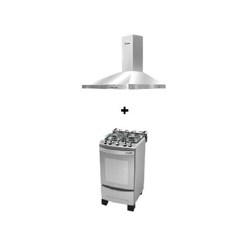 Combo Cocina 4h Mueller + Campana 60 Cm Inox – La Tentación