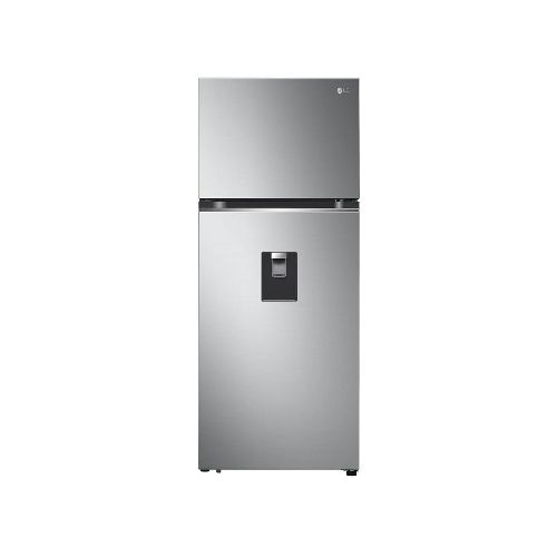 Heladera Con Freezer Inverter LG Vt40spp Color Platinum Silver Con Capacidad De 394l 220v