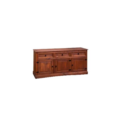 Mueble Aparador Madera Maciza Lustrada 3 Cajones 3 P. – Ltc