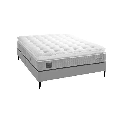 Sommier 2 Plazas Colchon Resortes Pillowtop 3 Años Gtia Ltc