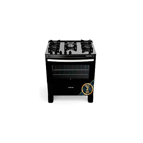 Cocina Punktal Agile Glass Pk-gl5 Gas Envasado 5h Negra 220v