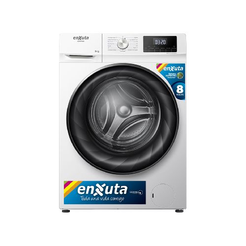 Lavarropas Automático Enxuta Lenx1685 Inverter Blanco 8kg 22