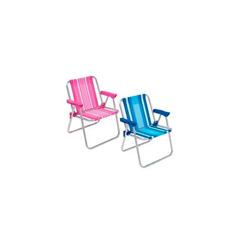 Silla Playa Plegable Infantil Aluminio Mor Azul / Rosa – Ltc