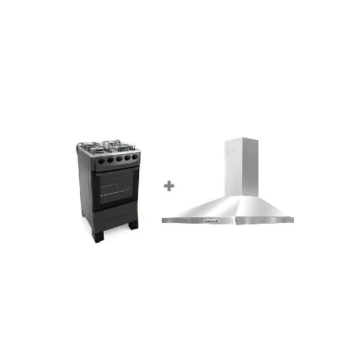 Combo Cocina 4h A Gas + Campana 60 Cm – La Tentación