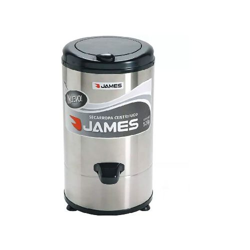 Secarropas Centrifugo James 5 Kg Acero Color Plateado