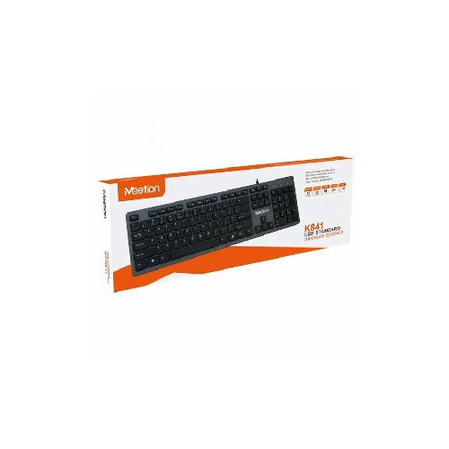 Teclado Meetion Slim Inalambrico MT-WK841 Black/White