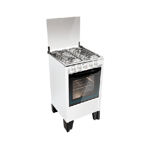 Cocina 4 hornallas QUEEN blanca | Argipiuk