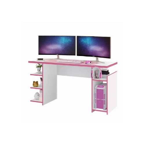 Escritorio Gamer Rosa/blanco  