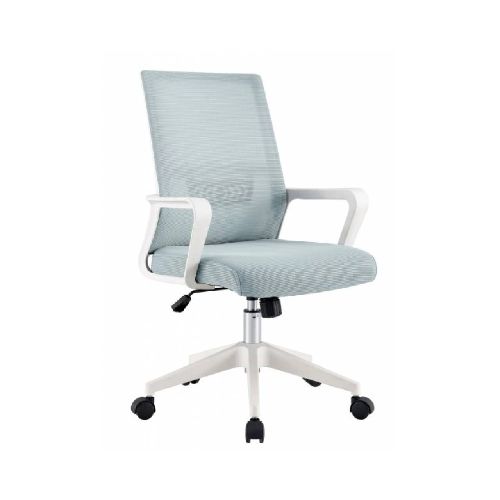 Silla oficina Mesh celeste  