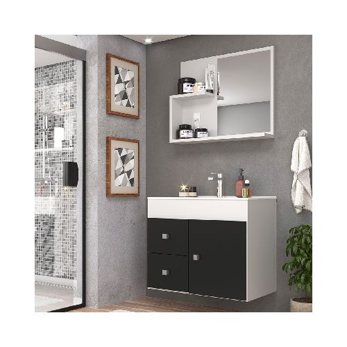 Mueble de baño aéreo con bacha – Ariadna