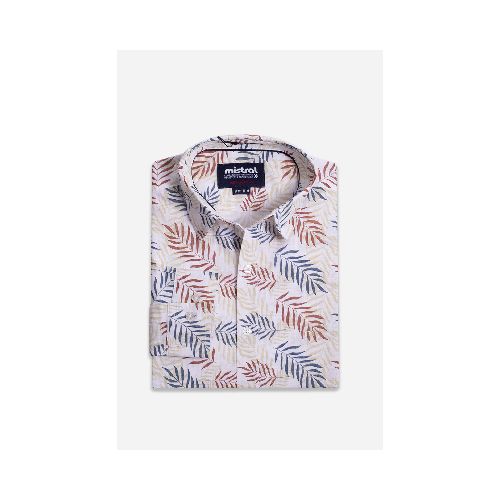 CAMISA M/L ESTAMPADA NEWPOERT MISTRAL