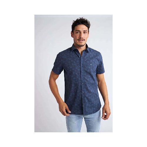 Camisa M/C Bot Slim Sidama Mistral