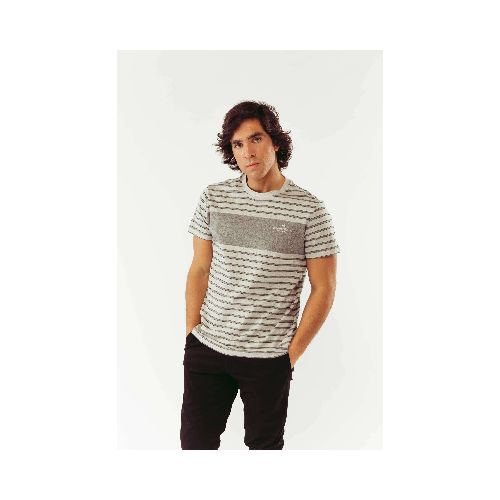 T-Shirt Base M/C Rayado Dax Brooksfield