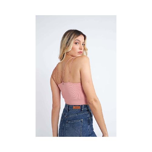 Musculosa Rib Top Magnolia Mistral