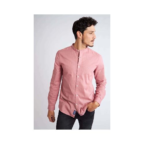 Camisa M/L Cuello Mao Slim Puku Mistral