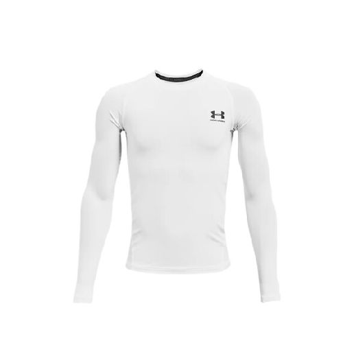 REMERA UNDER ARMOUR HEATGREAR LONG SLEEVE - White