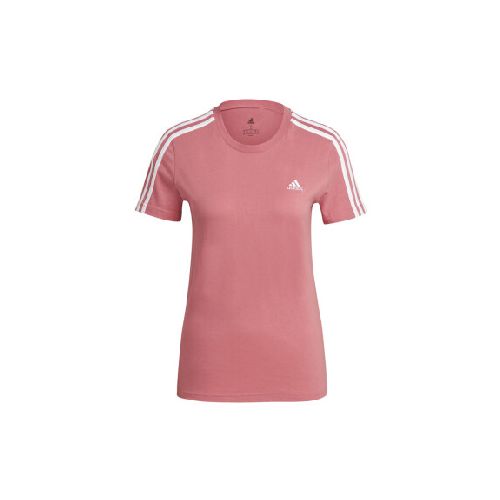 REMERA adidas ESSENTIAL 3 STRIPES - Pink