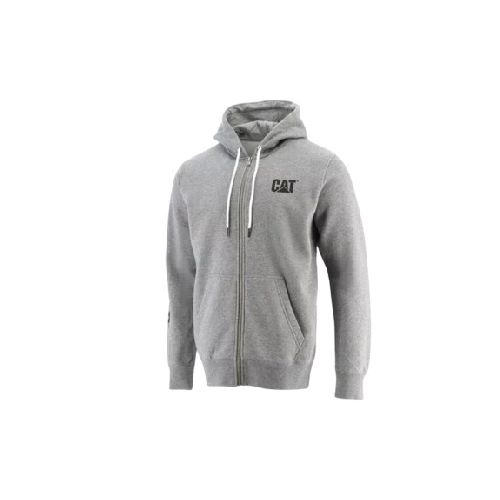 CAMPERA CATERPILLAR FOUNDATION FZ DM HOODED - Dark Heather Grey