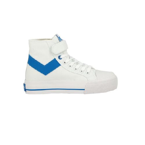 PONY CANVAS PLATAFORMA BOTA - White/Royal