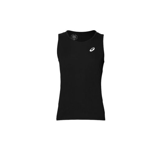 MUSCULOSA ASICS SILVER SINGLET - Black