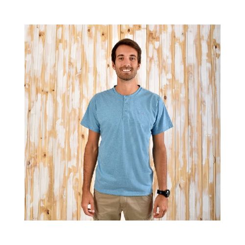 Remera Henley Aves del Plata™, Celeste  