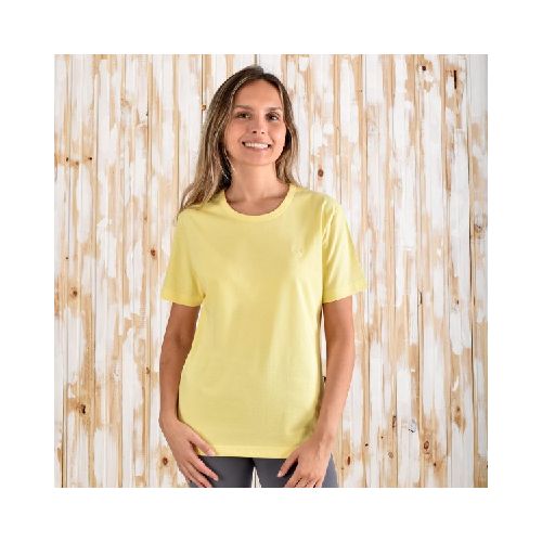 Remera Dama 100% Algodón en Amarillo Aves del Plata™ - Aves del Plata