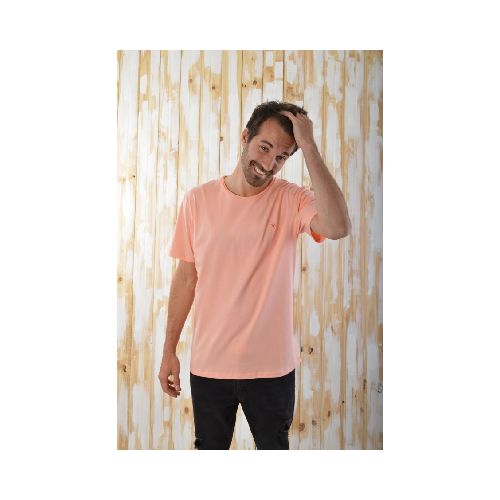 Remera Aves del Plata™ Cuello Grande, Salmon Rosado  