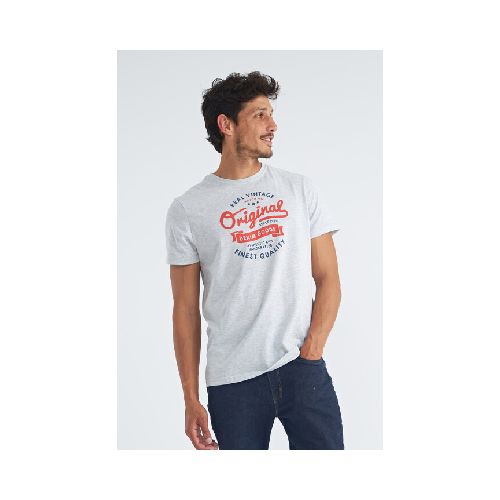 Remera Vintage - Gris