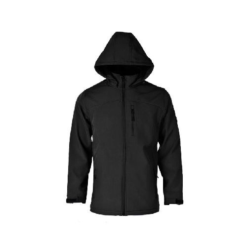 Campera de Neopreno para hombre con capucha desmontable - Color Negro