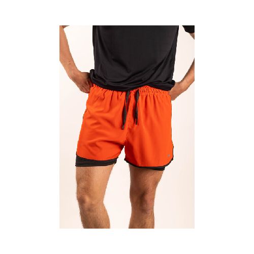 Short con calza interna - Naranja