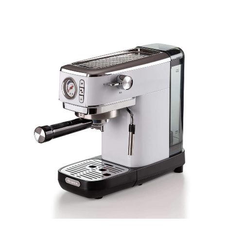 Cafetera Ariete Moderna Espresso con Manómetro Blanco 138114