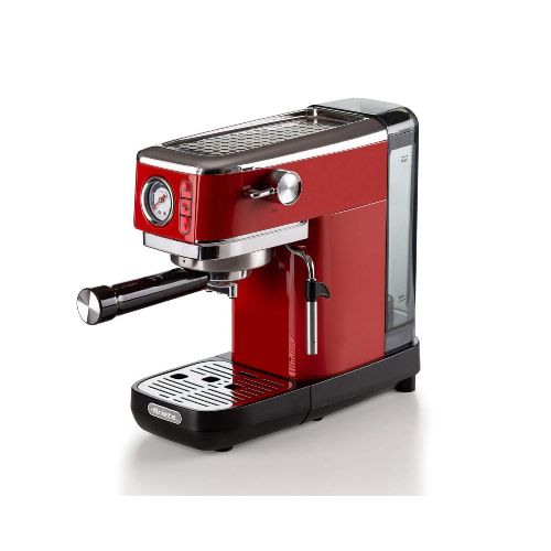 Cafetera Ariete Moderna Espresso con Manómetro Rojo 138113