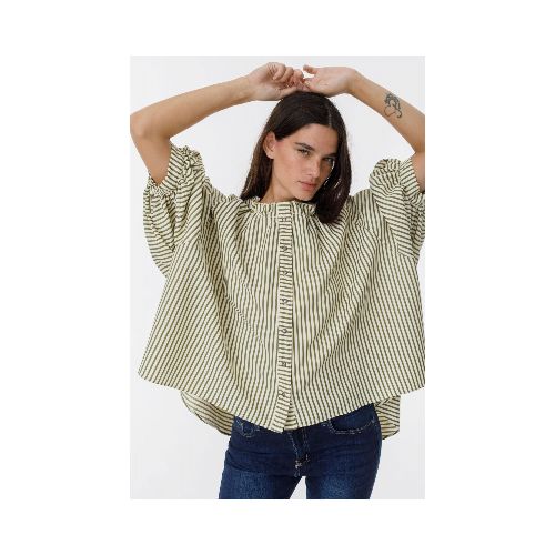 Camisa New Fini - Rayas Verde