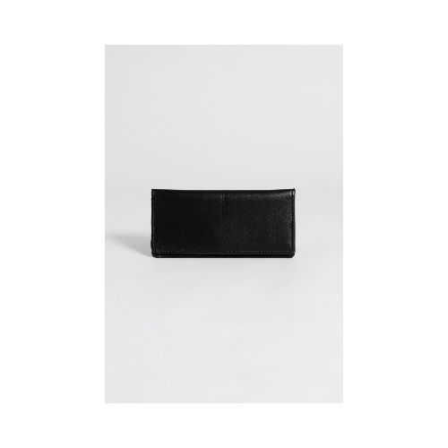 Billetera tarjetero washed grande - negro