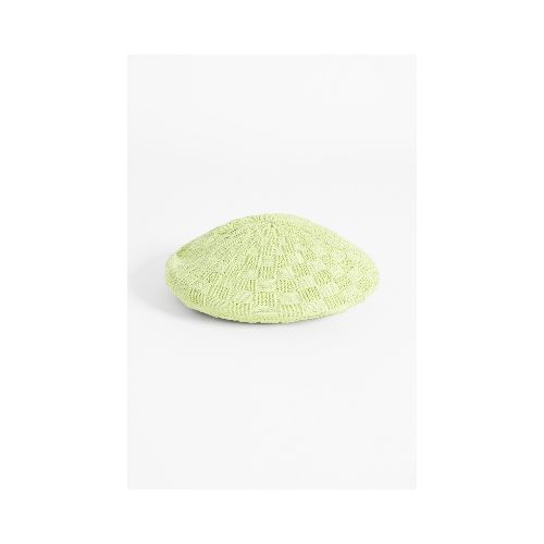 Boina knit textured - verde