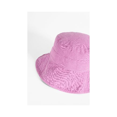 Gorro bucket pespunte - violeta