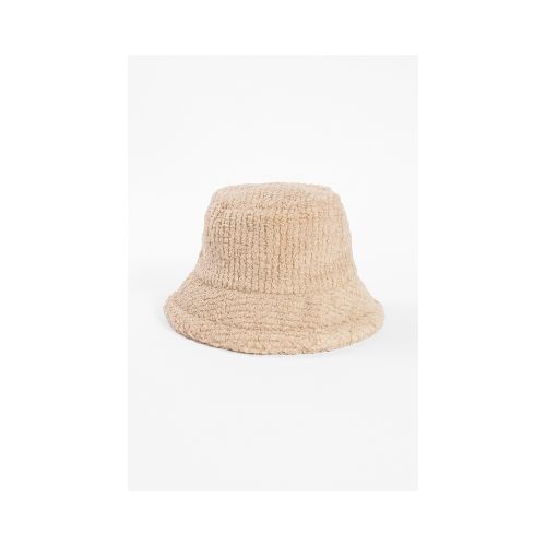 Gorro bucket textura - beige