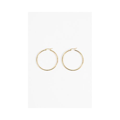 Aros acero maxi - dorado