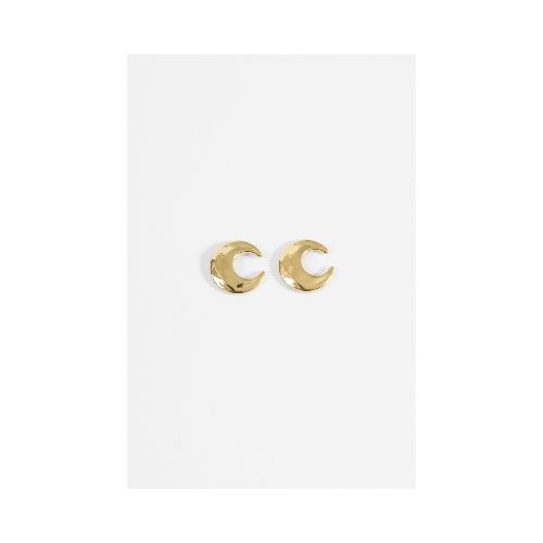 Aros acero earcuff irregular - dorado