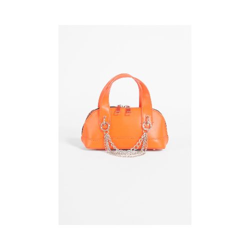 Cartera de mano con cadena - naranja